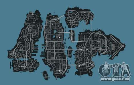 Karte der Bekleidungsgeschäfte GTA 4