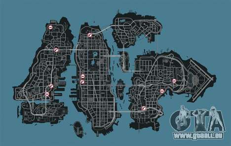 Karte von garages in GTA 4