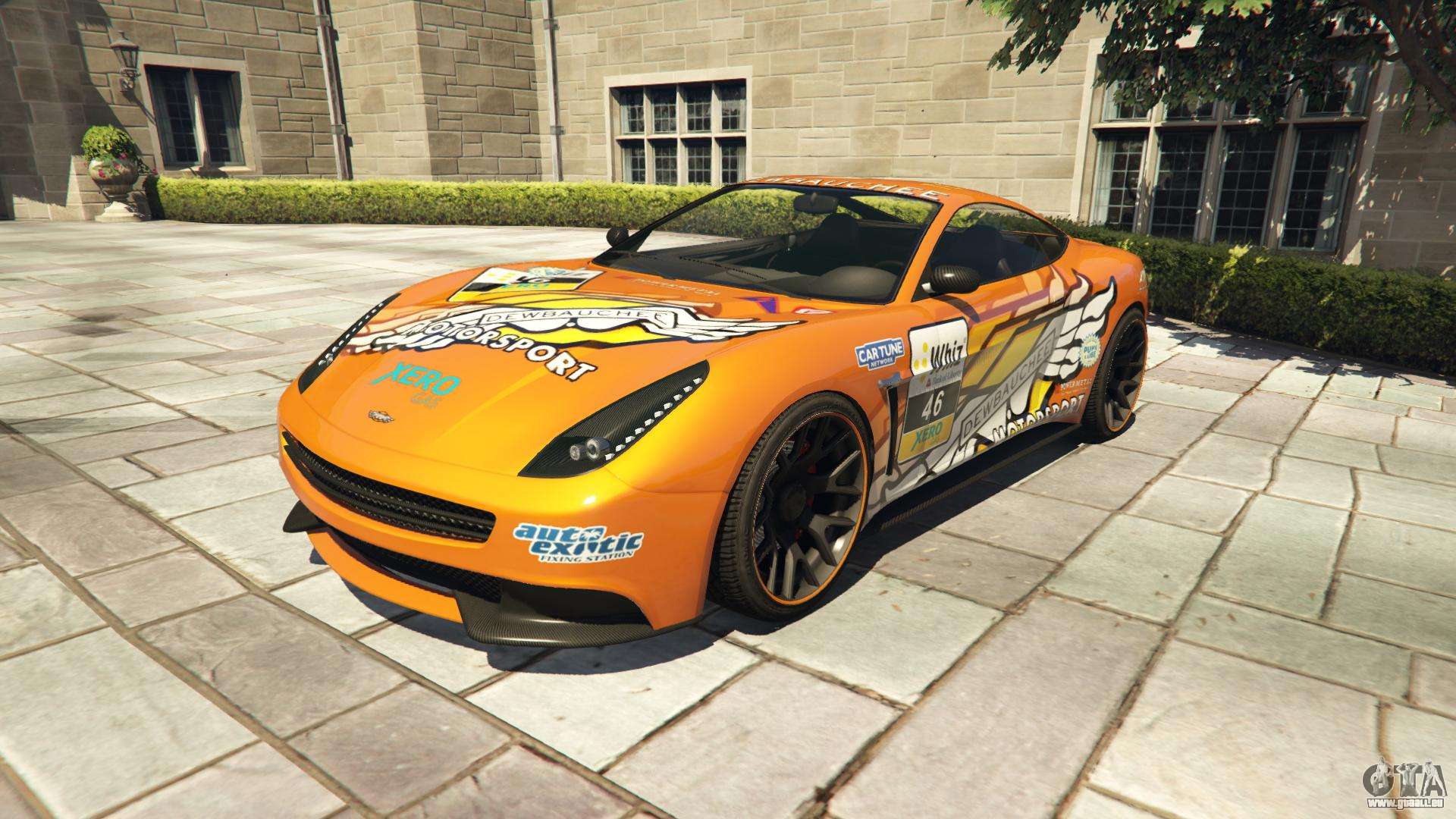 Dewbauchee Massacro Racecar de GTA 5 - vue de face