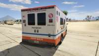 GTA 5 Brute Ambulance Los Santos Medical Center - vue arrière
