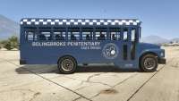 GTA 5 Vapid Prison Bus - seitenansicht
