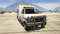 GTA 5 Brute Ambulance Los Santos Medical Center - vue de face