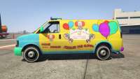 GTA 5 Vapid Clown Van - vue de côté