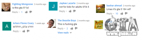 D'autres exemples de critiques de spectacles pour les enfants sur le jeu GTA 5