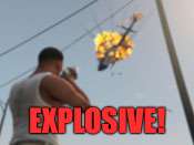 Explosive ammo cheat for GTA 5 on PC.