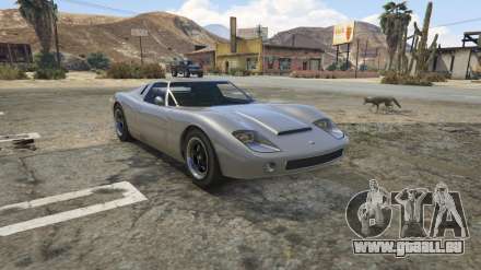 Pegassi Monroe de GTA 5 - captures d'écran, les caractéristiques et la description de la voiture de sport classique.