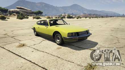 GTA 5 Lampadati Pigalle - captures d'écran, les caractéristiques et la description de la voiture de sport classique.