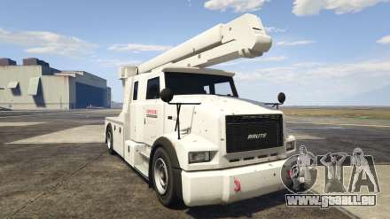GTA 5 Brute Utility Truck - captures d'écran, les caractéristiques et la description du camion.