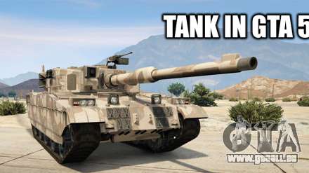 Ne sais pas où trouver un tank dans GTA 5? La réponse est ici!