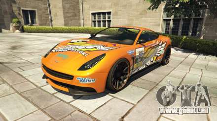 Dewbauchee Massacro Racecar de GTA 5 - captures d'écran, la description et les spécifications d'une voiture de sport