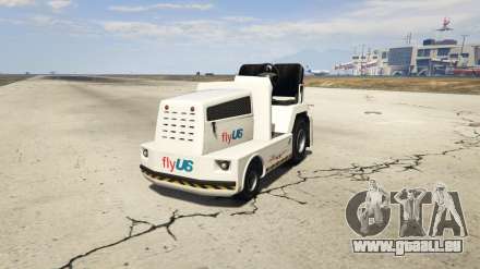 GTA 5 HVY Airtug - captures d'écran, la description et les spécifications du tracteur.