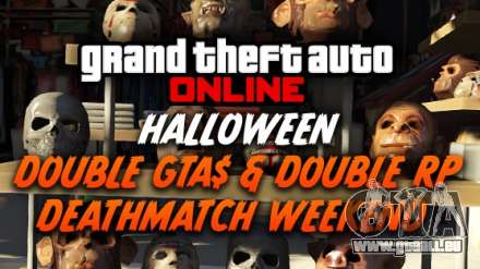 Halloween dans GTA Online: les bonus, concours