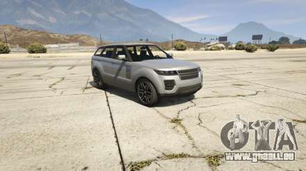 Gallivanter Baller (2e génération) de GTA 5 - captures d'écran, les caractéristiques et la description de la ville de jeep.