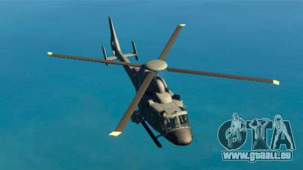 Buckingham Swift de GTA 5 - captures d'écran, les caractéristiques et la description de l'hélicoptère
