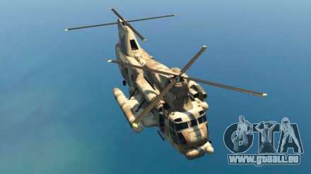 Western Cargobob de GTA 5 - captures d'écran, la description et les caractéristiques de l'hélicoptère