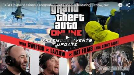 GTA jeu en Ligne: les nouvelles vidéos de la Freemode Événements de mise à Jour.