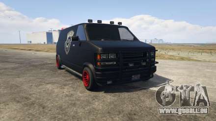 GTA 5 Declasse Gang Burrito - captures d'écran, la description et les caractéristiques de la fourgonnette.