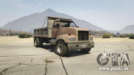 GTA 5 Brute Tipper  - captures d'écran, les caractéristiques et la description du camion.