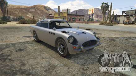 GTA 5 Dewbauchee JB 700 - captures d'écran, les caractéristiques et la description de la voiture de sport classique.