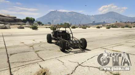 GTA 5 BF Dune Buggy - captures d'écran, les caractéristiques et la description de ce buggy.