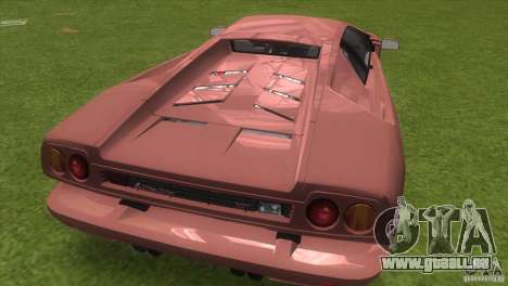 Lamborghini Diablo VTTT Black Revel für GTA Vice City