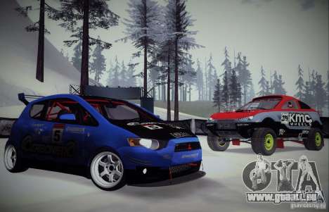 Mitsubishi Colt Rallyart Carbon 2010 für GTA San Andreas