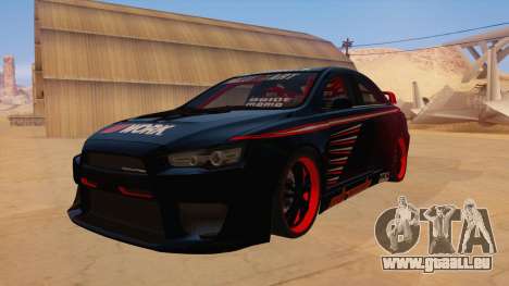 Mitsubishi Lancer Evolution X Pro Street pour GTA San Andreas