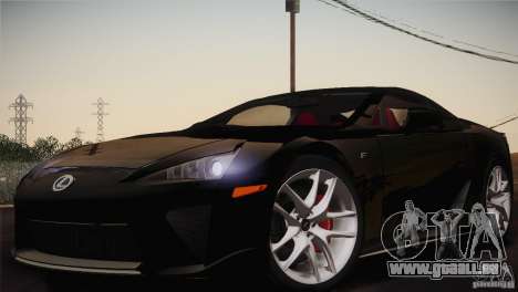 Lexus LFA (US-Spec) 2011 für GTA San Andreas
