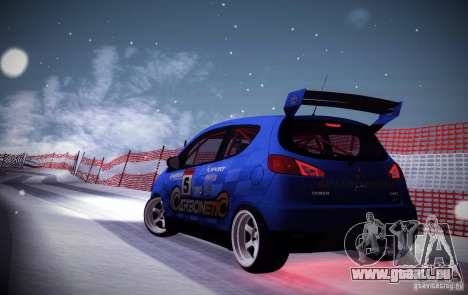 Mitsubishi Colt Rallyart Carbon 2010 für GTA San Andreas