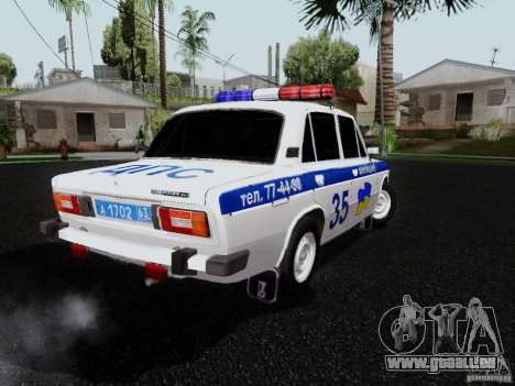 VAZ 2106 Police pour GTA San Andreas