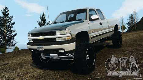 Chevrolet Silverado 2500 Lifted Edition 2000 pour GTA 4