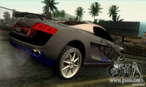 Audi R8 Spyder Tunable pour GTA San Andreas