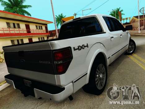 Ford F150 Platinum Edition 2013 pour GTA San Andreas