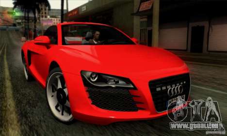 Audi R8 Spyder Tunable pour GTA San Andreas