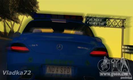 Mercedes-Benz SLS AMG Blue SCPD für GTA San Andreas