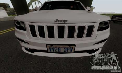 Jeep Grand Cherokee SRT-8 2013 pour GTA San Andreas