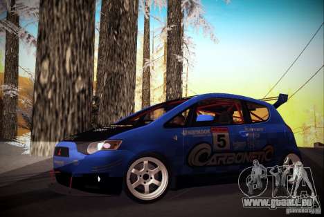 Mitsubishi Colt Rallyart Carbon 2010 für GTA San Andreas