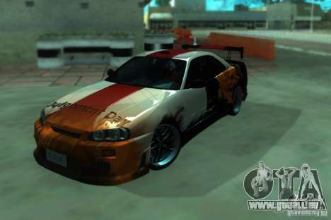 Nissan Skyline GT-R34 pour GTA San Andreas