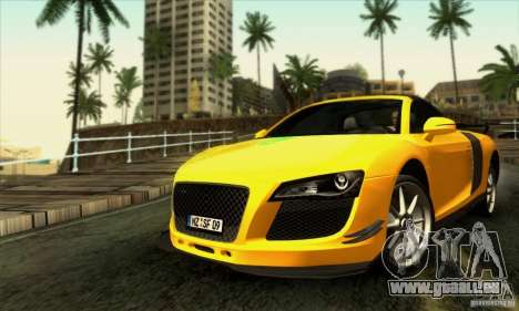 Audi R8 Spyder Tunable pour GTA San Andreas