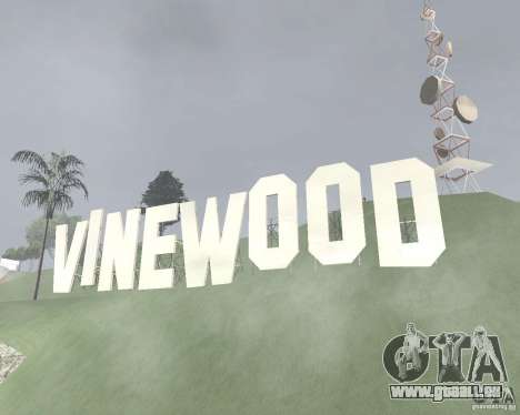 Vinewood eingeschränkten Bereich für GTA San Andreas