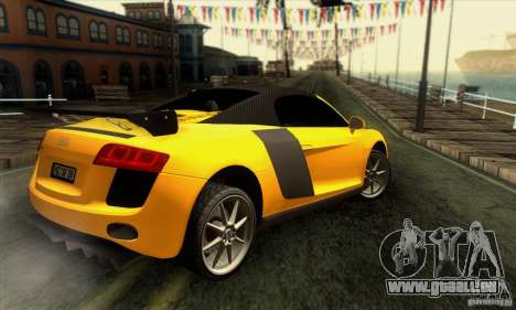 Audi R8 Spyder Tunable pour GTA San Andreas