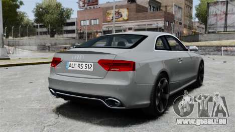 Audi RS5 2012 pour GTA 4