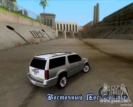 Cadillac Escalade ESV Platinum 2013 pour GTA San Andreas