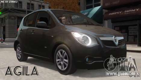 Vauxhall Agila 2011 pour GTA 4