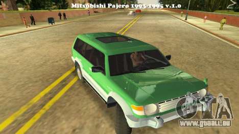 Mitsubishi Pajero 1993 für GTA Vice City