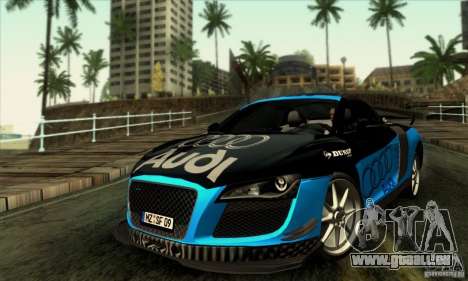 Audi R8 Spyder Tunable pour GTA San Andreas