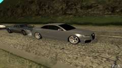 Audi RS5 argent pour GTA San Andreas