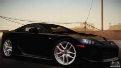 Lexus LFA (US-Spec) 2011 pour GTA San Andreas