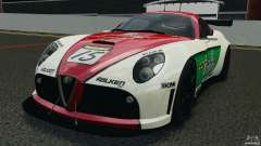 Alfa Romeo 8C Competizione Kit Carrosserie 1 белый pour GTA 4
