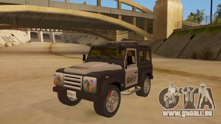 Land Rover Defender Sheriff für GTA San Andreas